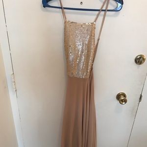 Gold and pink lulu dress
